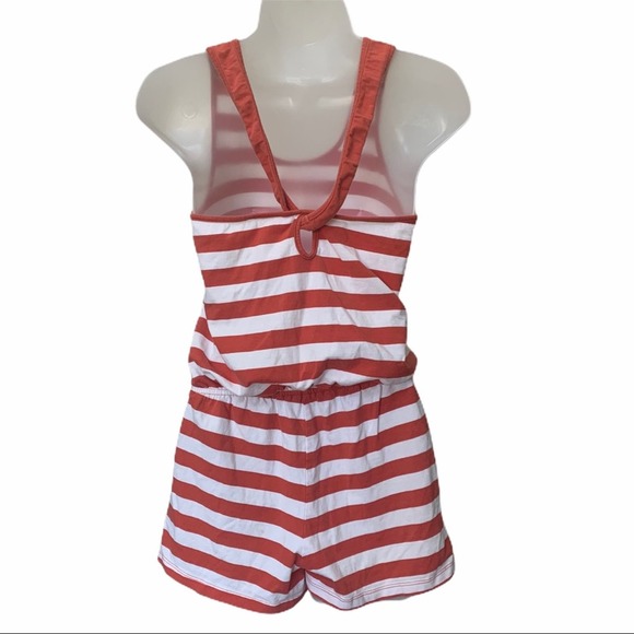 Gabriella Rocha Striped Scoop Neck Tank Romper Women's Size Small - Picture 2 of 8